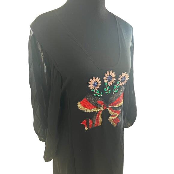 NWT Cynthia Rowley Marquette Applique Aline Maxi dress size 2 (A07) - Picture 12 of 12